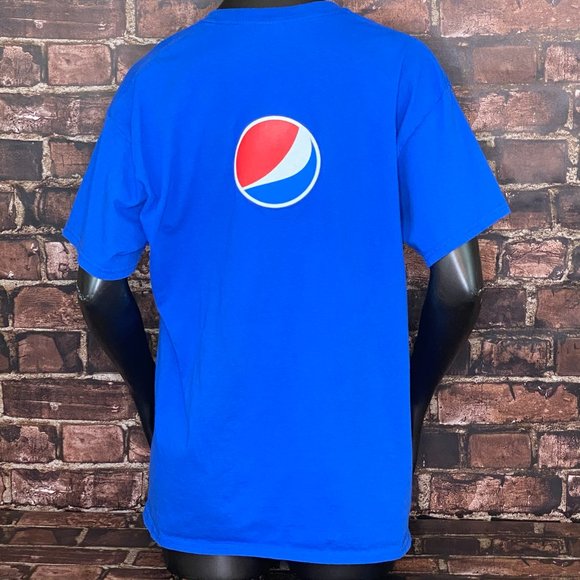 Gildan Vintage Pepsi Short Sleeve Tee Shirt Women's Size Large Heavy Cotton - Picture 2 of 6